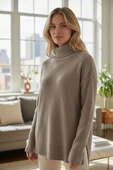 🐚 DOUCEUR MINÉRALE – Le pull cocon aux nuances naturelles