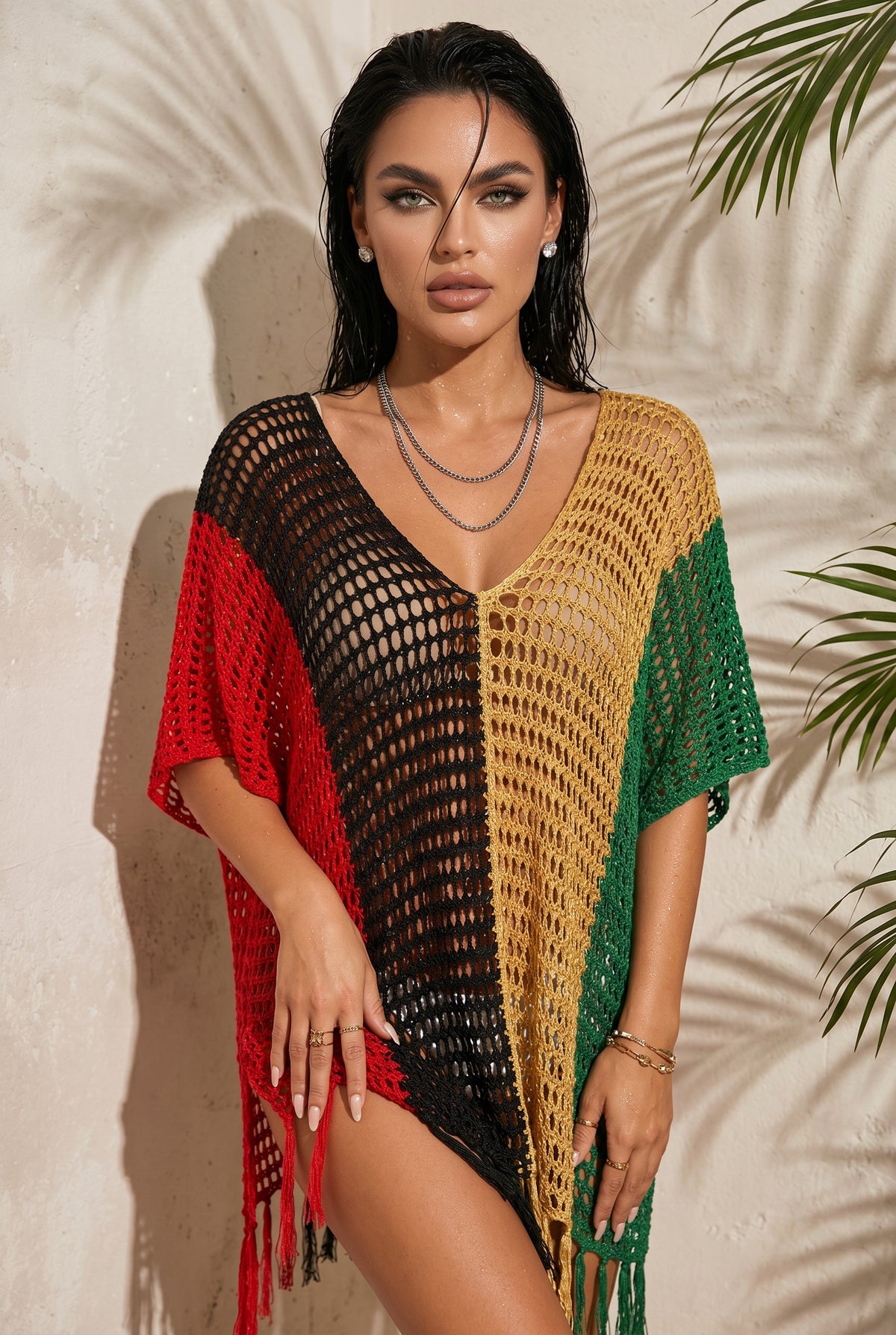 ✨ SUNSET CROCHET – The mesh dress that lights up your summer