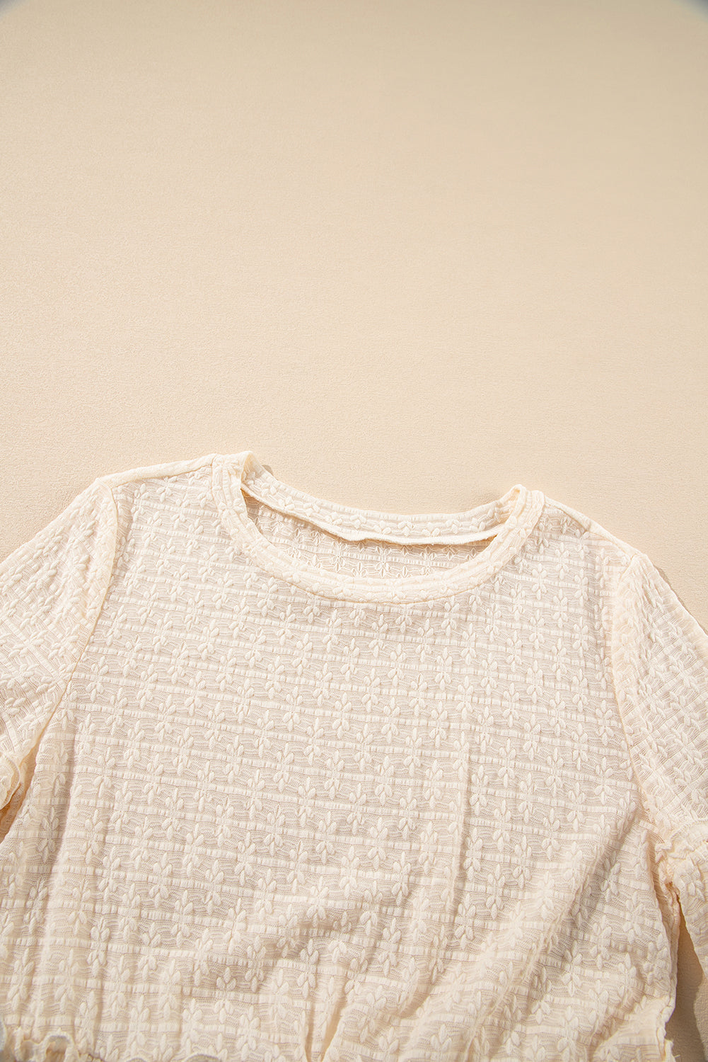 Chemisier beige à manches courtes *-A WOMAN WE LOVE