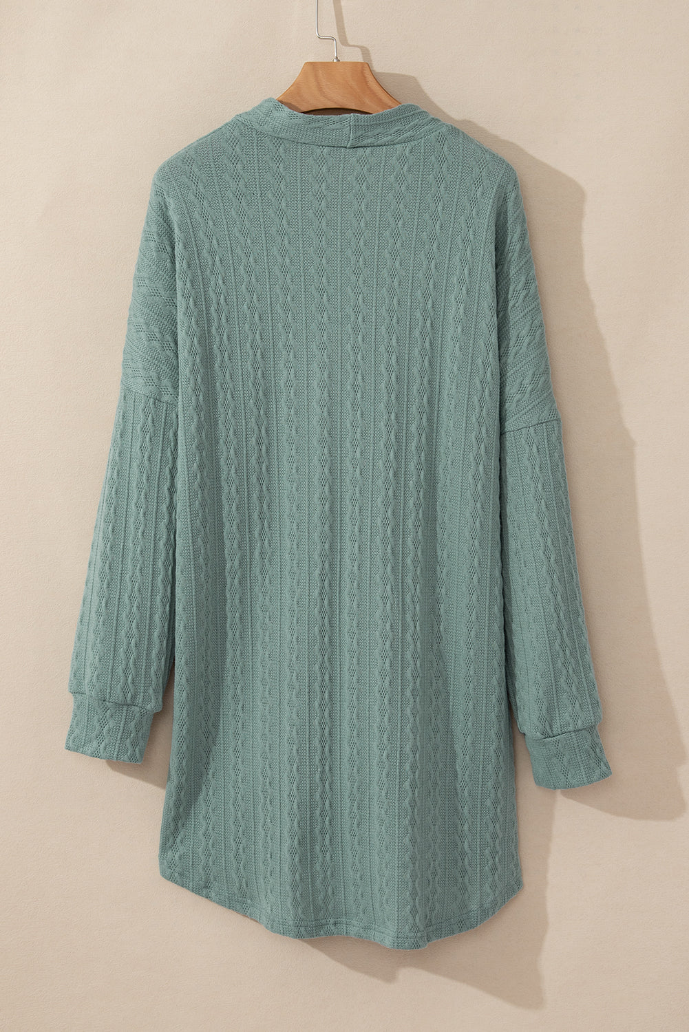 Cardigan ouvert sur le devant avec poches latérales en tricot texturé Canton-A WOMAN WE LOVE