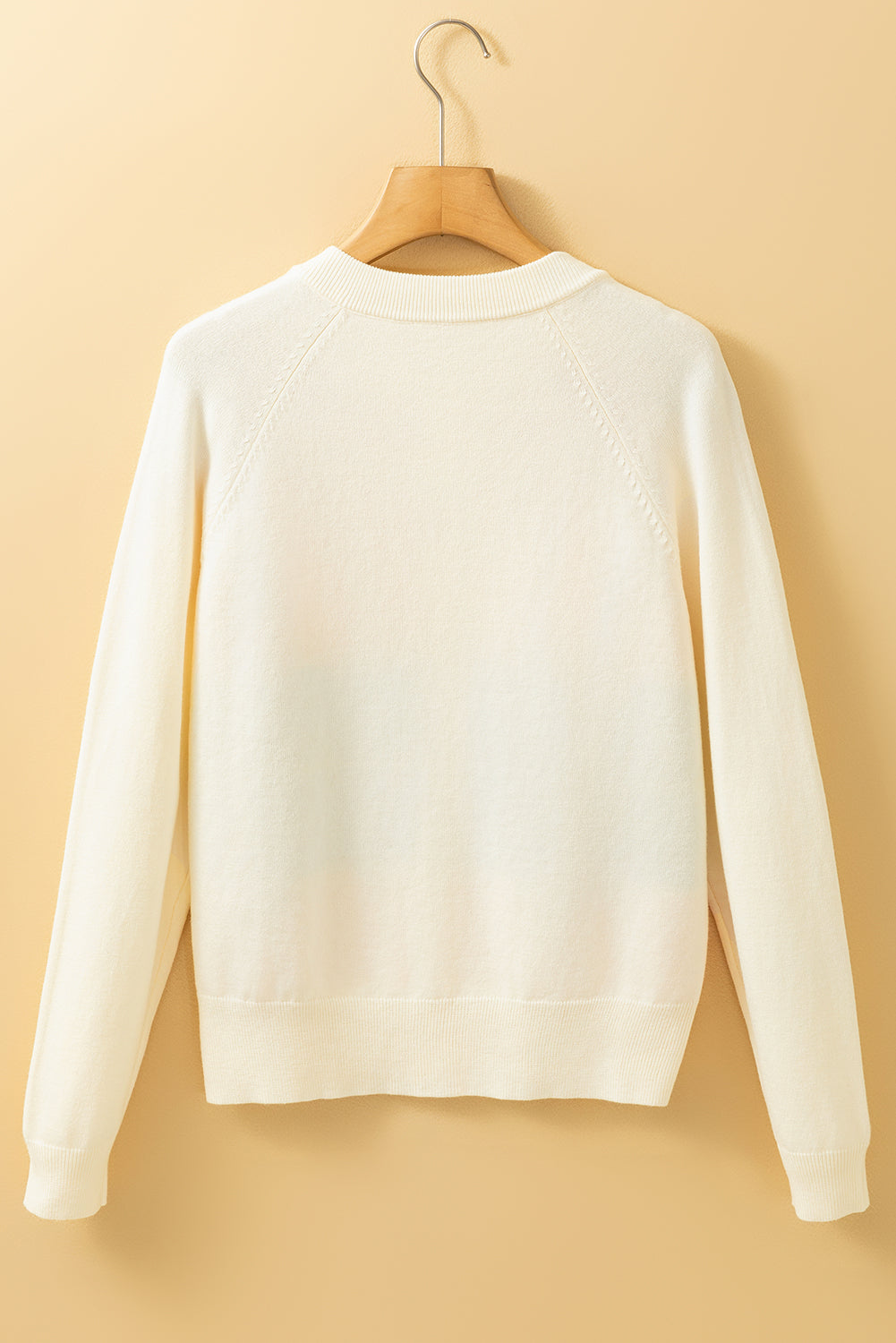 Cardigan pull à rayures blanches et motifs colorés, boutonné sur le devant-A WOMAN WE LOVE