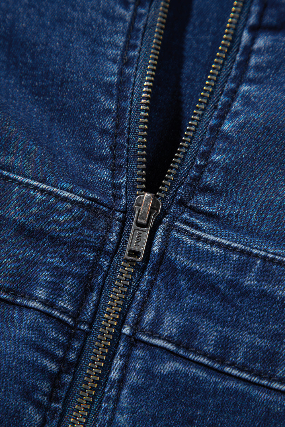 Combinaison évasée taille haute avec fermeture éclair *-A WOMAN WE LOVE