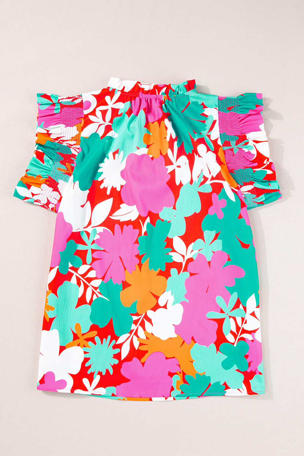 Chemisier vert à volants *-A WOMAN WE LOVE