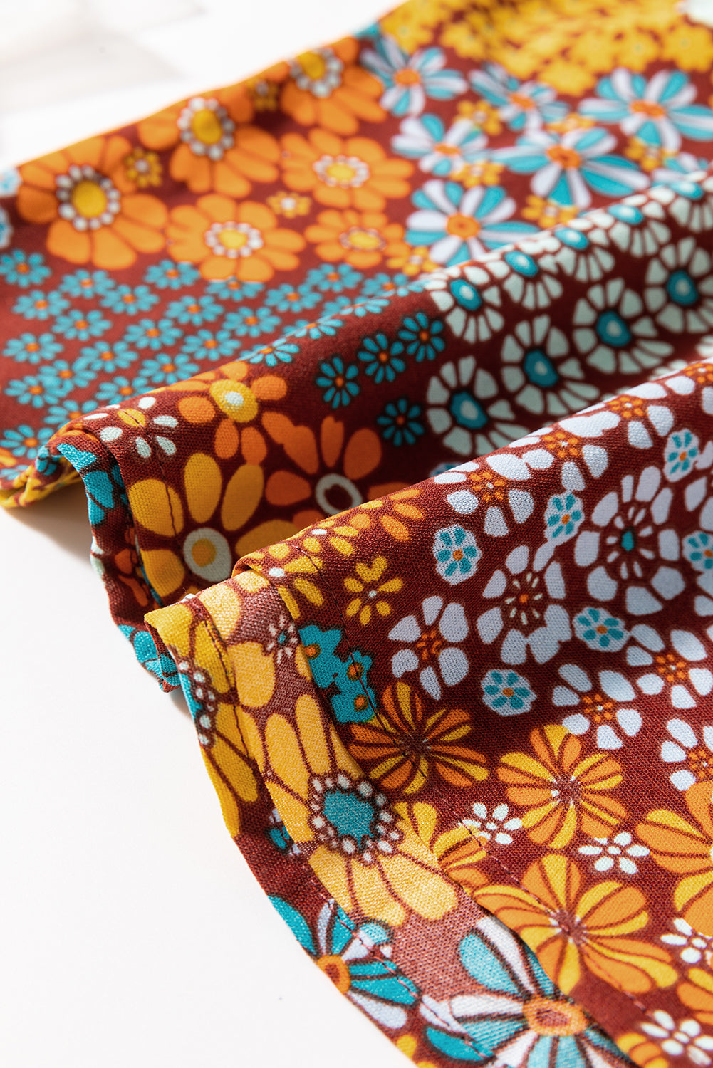 Combinaison multicolore bohème à imprimé floral *-A WOMAN WE LOVE